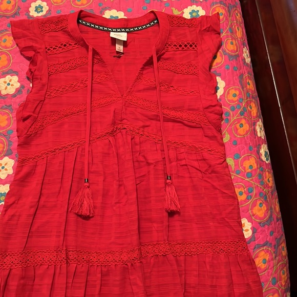 Knot Rose sleeveless babydoll - Picture 2 of 4